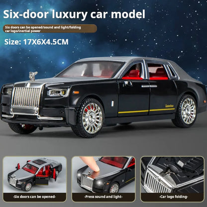 Simulation Rolls-Royce Phantom Model Car Model Ornaments Luxury Car Sedan Toy Car Collection
