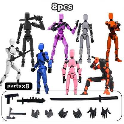 Multi-Jointed Robot Action Figure – Movable Poseable Model