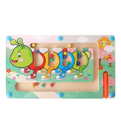 Magnetic Sorting Puzzle – Montessori Maze Learning Toy