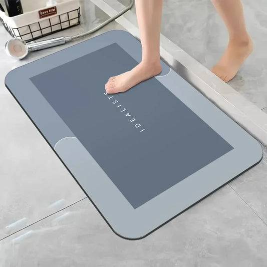 Diatomaceous Earth Bath Mat – Fast Drying Non Slip Floor Mat