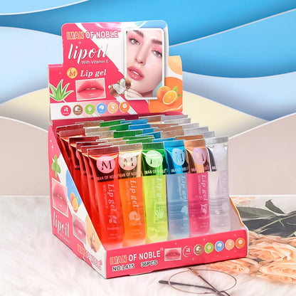 6-Piece Lip Gloss Set – Fruity Hydrating & Moisturizing Gloss