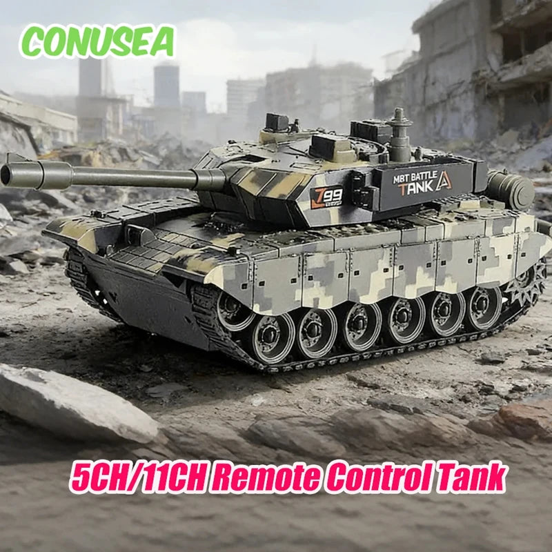 5/11C Rc Tank Remote Control War Tanks Crawler Car Vehicle Battle Electric Model Electronic Machine Toys for Boys Birthday Gifts