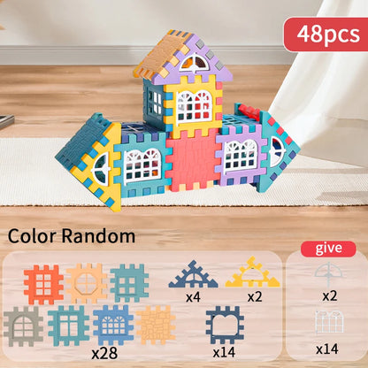 Kids Building Blocks – House Construction Building Set
