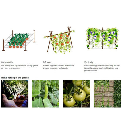 Plant Climbing Net – Garden Trellis Netting for Vining Plants