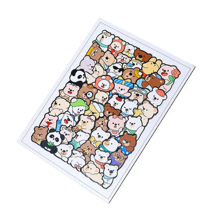 Wooden Animal Puzzle – 50 Piece Irregular Educational Jigsaw
