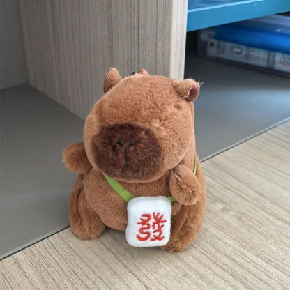 Capybara Plush Toy with Hoodie and Wings – Small Stuffed Animal