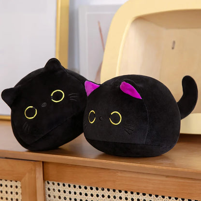 Black Cat Plush Toy – Cute Stuffed Cat Doll