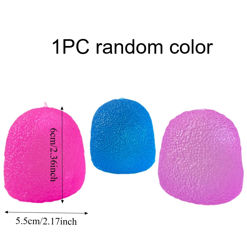 Ice Ball Squishy Toy – Blue Mochi Slow-Rebound Fidget