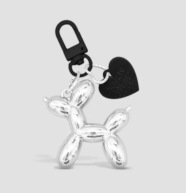 Dog Keychain, Cute Cartoon Jelly Dog Pendant & Animal Keyring