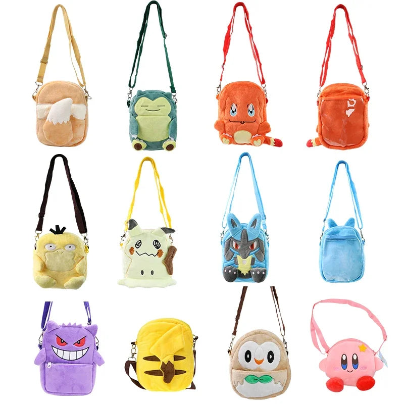 Anime Plush Backpack – Soft Character Shoulder Bag for Kids