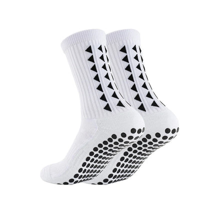 6 Pairs Men Women Football Grip Socks Towel Bottom Sport Socks Rugby Soccer Cycling Running Exercise Athletic Socks