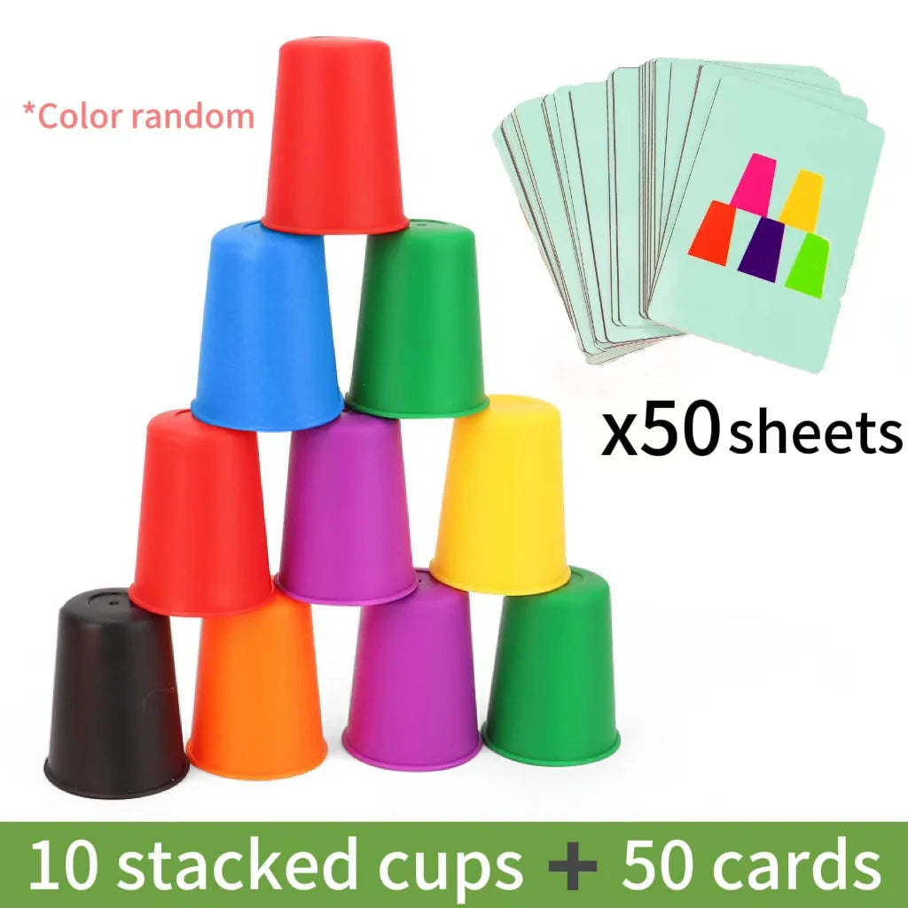 Cup Stacking Game for Kids