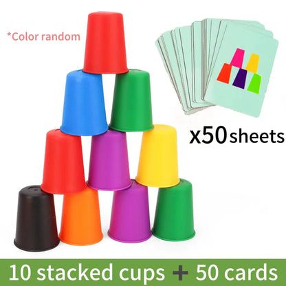 Cup Stacking Game for Kids