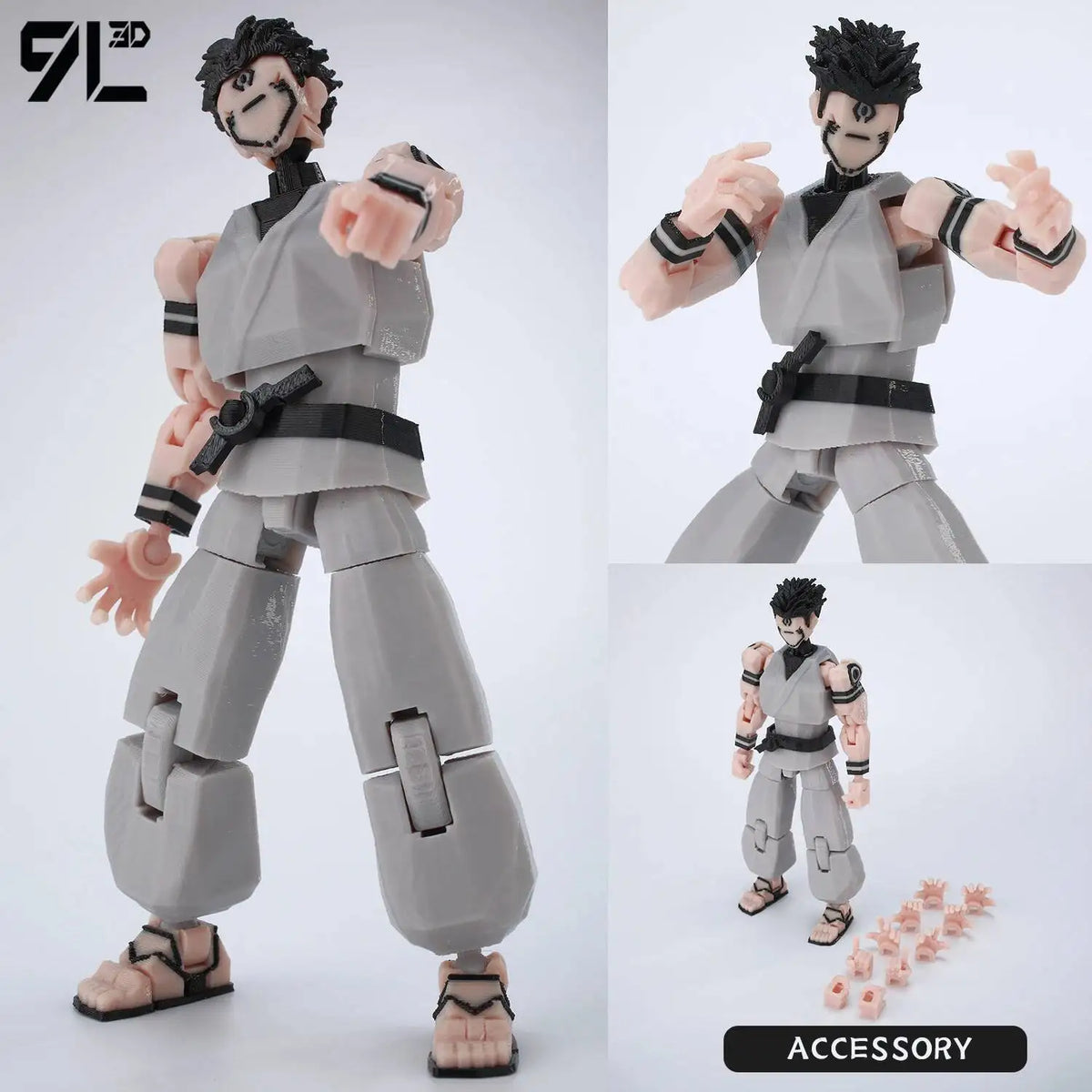 Optimized Product Title: 3D Printed Action Figure, Articulated & Poseable – Ready to Display
