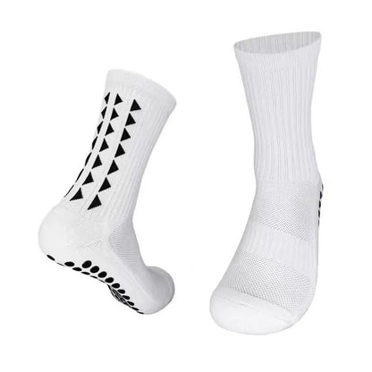 6 Pairs Men Women Football Grip Socks Towel Bottom Sport Socks Rugby Soccer Cycling Running Exercise Athletic Socks