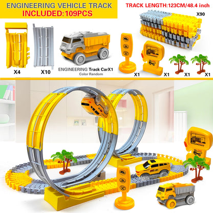 Children’s Flexible Track Toy Car Set for Creative Play