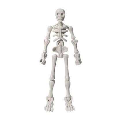 Mini Skeleton Figurines – Posable DIY Halloween Craft Decor