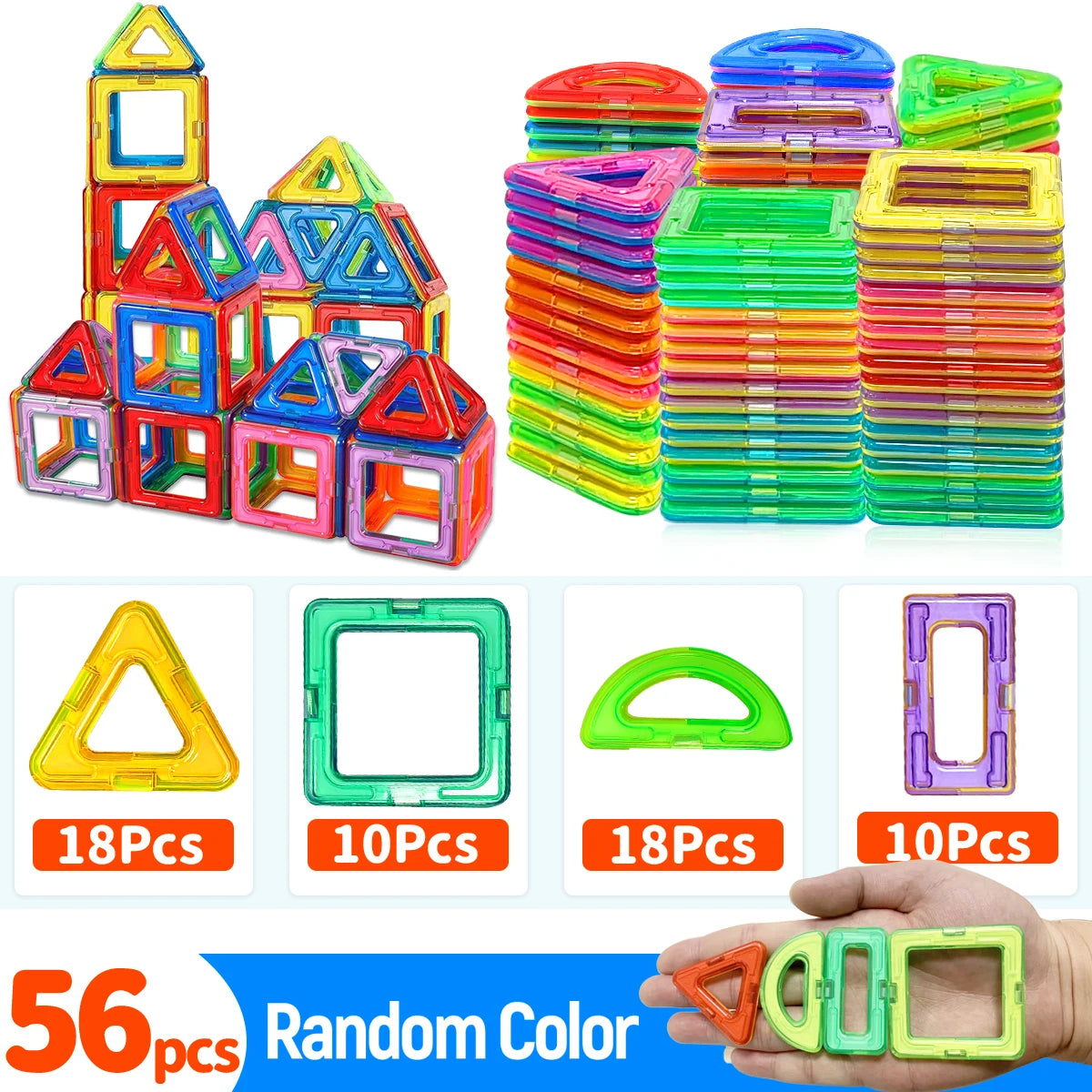 Magnetic Building Blocks – STEM Construction Toy Set for Kids