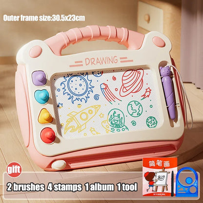 Magnetic Drawing Board – Kids Writing & Montessori Doodle Toy
