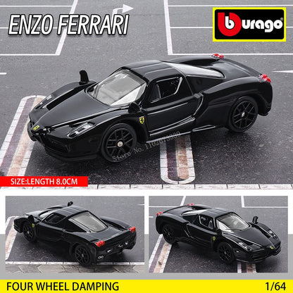 1:64 Diecast Car Model – Metal Collectible with Lights & Sound