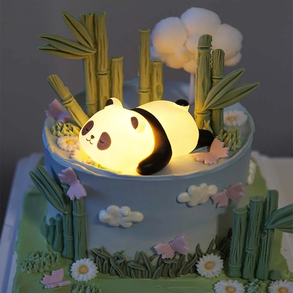 Panda LED Night Light Cute Bedside Lamp for Home Decor