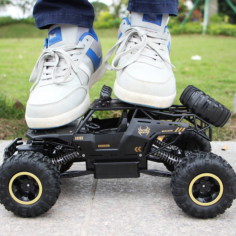 4WD RC Car – LED Lights Off-Road Remote Control Truck for Kids
