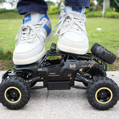4WD RC Car – LED Lights Off-Road Remote Control Truck for Kids