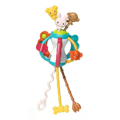 Pull String Toy – Silicone Baby Sensory Teething Montessori Toy
