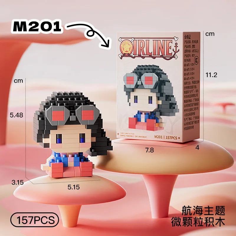 Mini Brick Assembly Model – 3D Building Block Figure