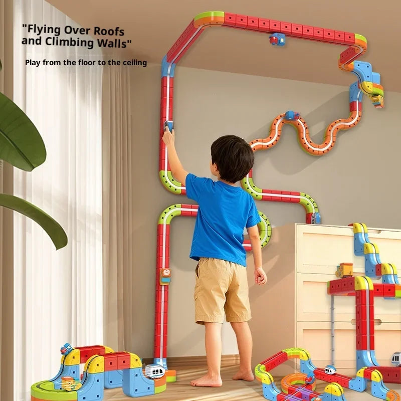 Magnetic Track Train Toy – Anti-Gravity Railway Model