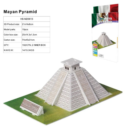 3D Architecture Puzzle – Famous Building Model Puzzle for Kids