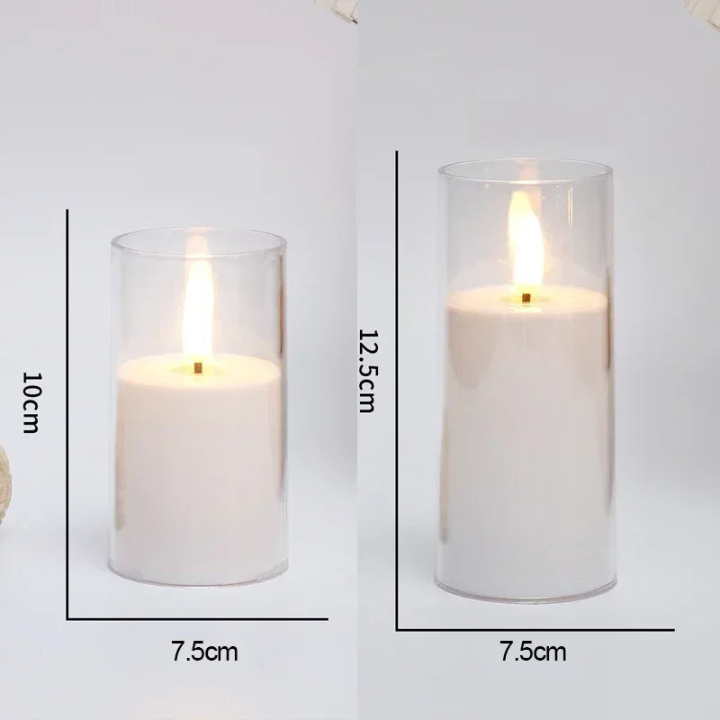 Flameless Candles with Remote – Flickering LED Decor