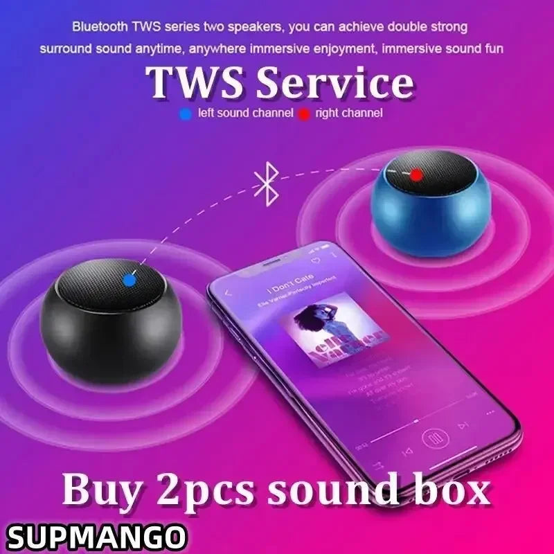 Mini Bluetooth Speaker – Portable Wireless Speaker with USB Charging