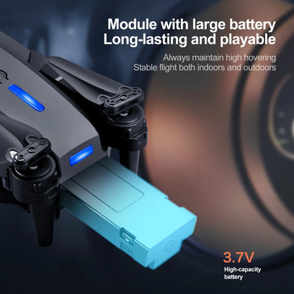Foldable 4K Camera Drone with Dual Battery & Remote Control