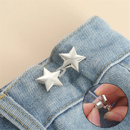 Jeans Waist Adjuster Metal Button Extender Pants Tightener 30mm