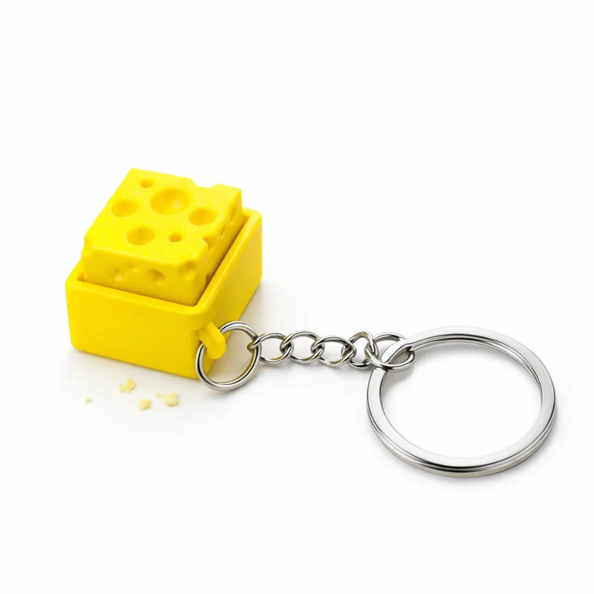 Cheese Fidget Keychain