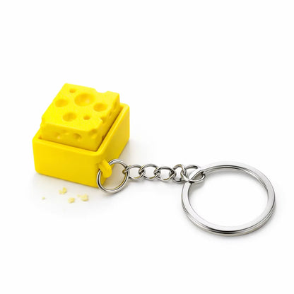 Cheese Fidget Keychain