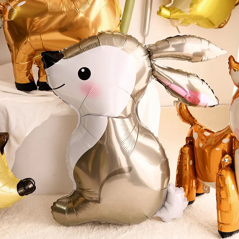 Deer Foil Balloon for Jungle Safari Birthday Party Decoration