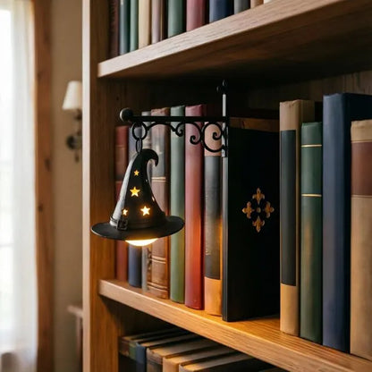 Halloween Retro Bookshelf Reading Lamp – Gothic LED Night Light
