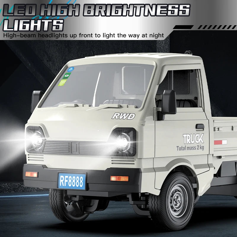 1:16 Scale RC Climbing Truck with Spray, Drift and LED Lights