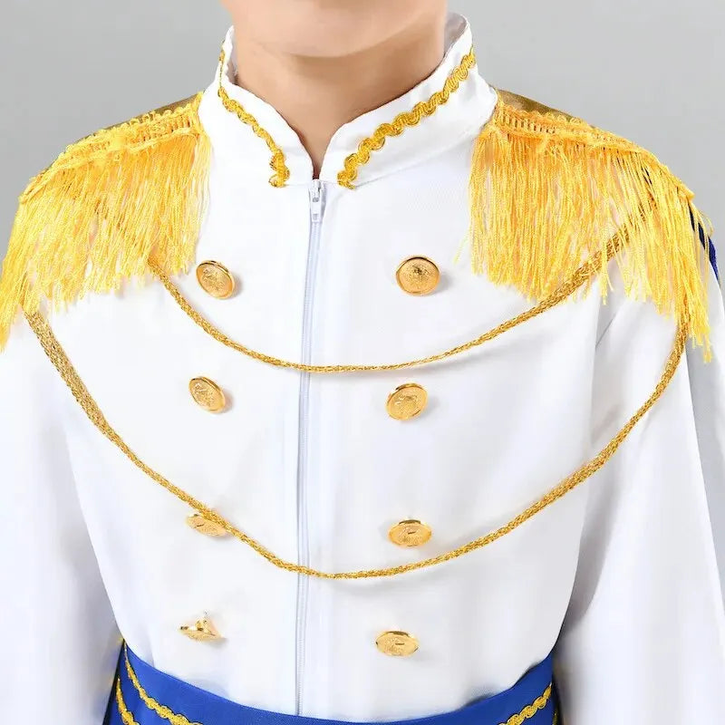 Medieval King Costume Royal Prince Outfit Set – Halloween Dress Up