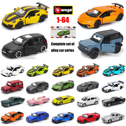 1:64 Diecast Car Model – Metal Scale Collectible for Display