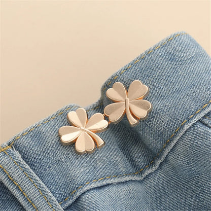 Jeans Waist Adjuster Metal Button Extender Pants Tightener 30mm