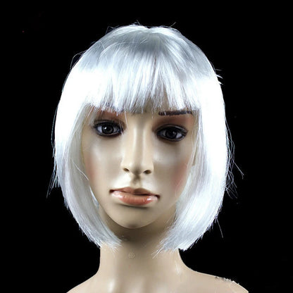 Short Bob Cosplay Wig – Synthetic Anime Costume Hair