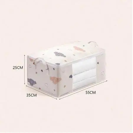 Large Clothes Storage Bag Organizer for Blankets & Bedding