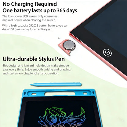 LCD Drawing Tablet for Kids – 8.5-Inch Writing & Doodle Board