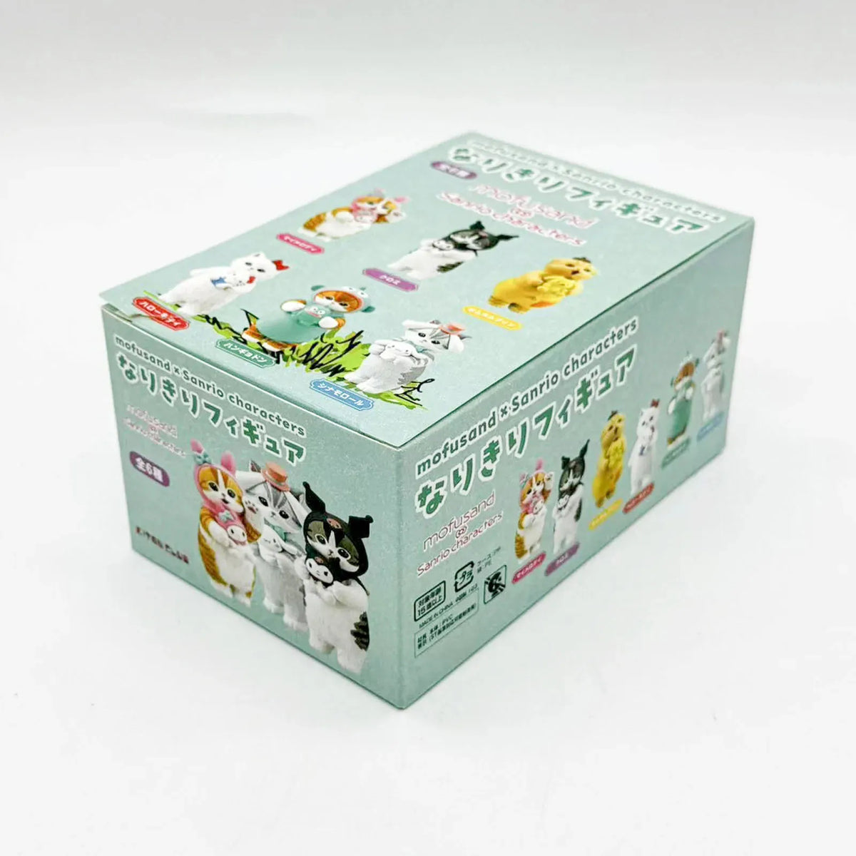Mufosand Characters Hello Kitty Pompompurin Kuromi Kawaii Cats Neko Blind Box Doll Gift Toy Model Anime Figures Collect Ornament