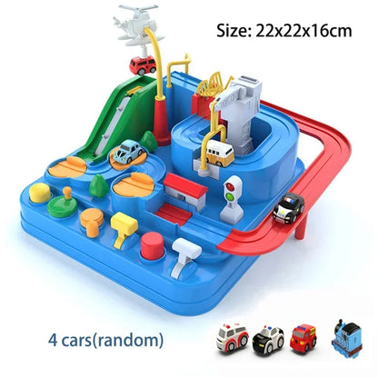 Racing Track Car Toy Set – Educational Rail Adventure Game