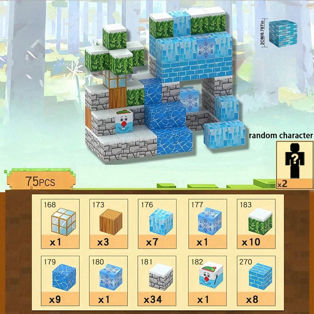 Magnetic Building Blocks for Creative STEM Construction and 3D Models