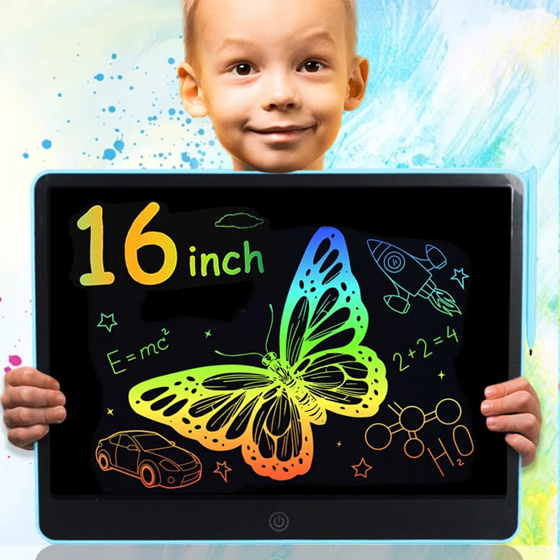 LCD Writing Tablet for Kids – Colorful Drawing Board, 4.5–16 Inch